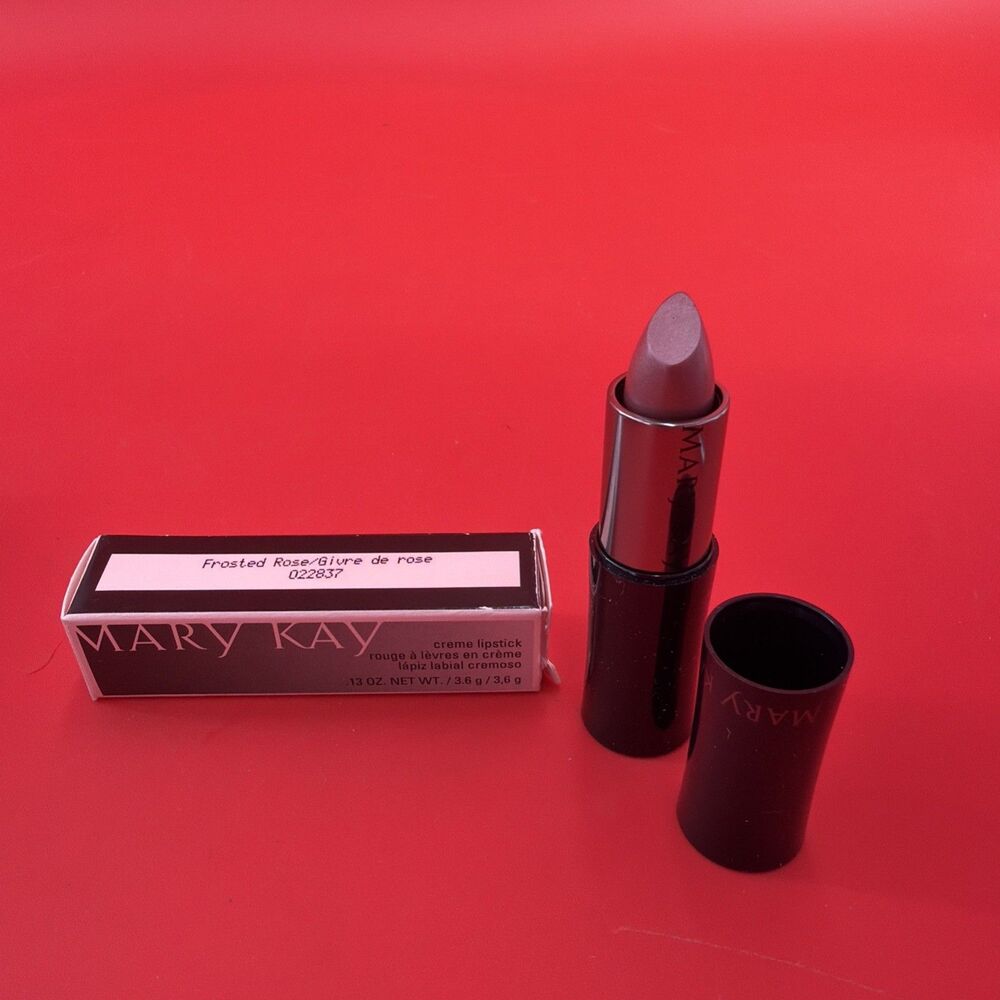 Mary Kay Creme  Lipstick Frosted Rose 022837 Discontinued Full Size NOS